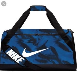 Nike Brasilia Medium Duffel Bag (Gym Blue)